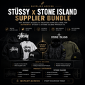 STUSSY X STONE ISLAND GARMS BUNDLE